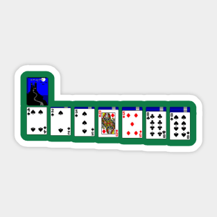 Classic Solitaire - Haunted House Deck Sticker